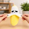 Musical Banana Plush Toy, Banana Fruit Sensing Metronome with Sounds, Interactive Sound Toy for Kids, Cute Motion Sensor Fruit Keyring Gift