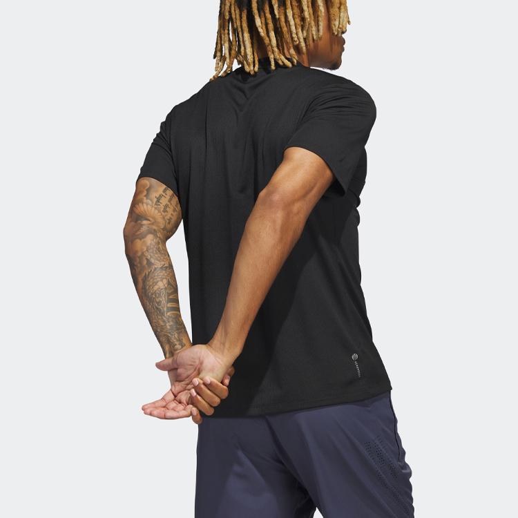 Adidas Hiit Engineered Training Tee Мужские топы Черный IB9084