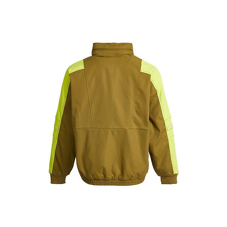 Adidas Warm Training Jacket With Packable Hood And Fleece Lining Women Outerwear Tan GP0623