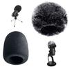 Microphone Windshield, Microphone Sponge Windproof Cover, Hairy Windscreen, Noise Reduction, Microphone Accessory
