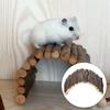 Wooden Arch Bridge Hamster Ladder Rabbit Small Animals Pet Cage AccessoriesL