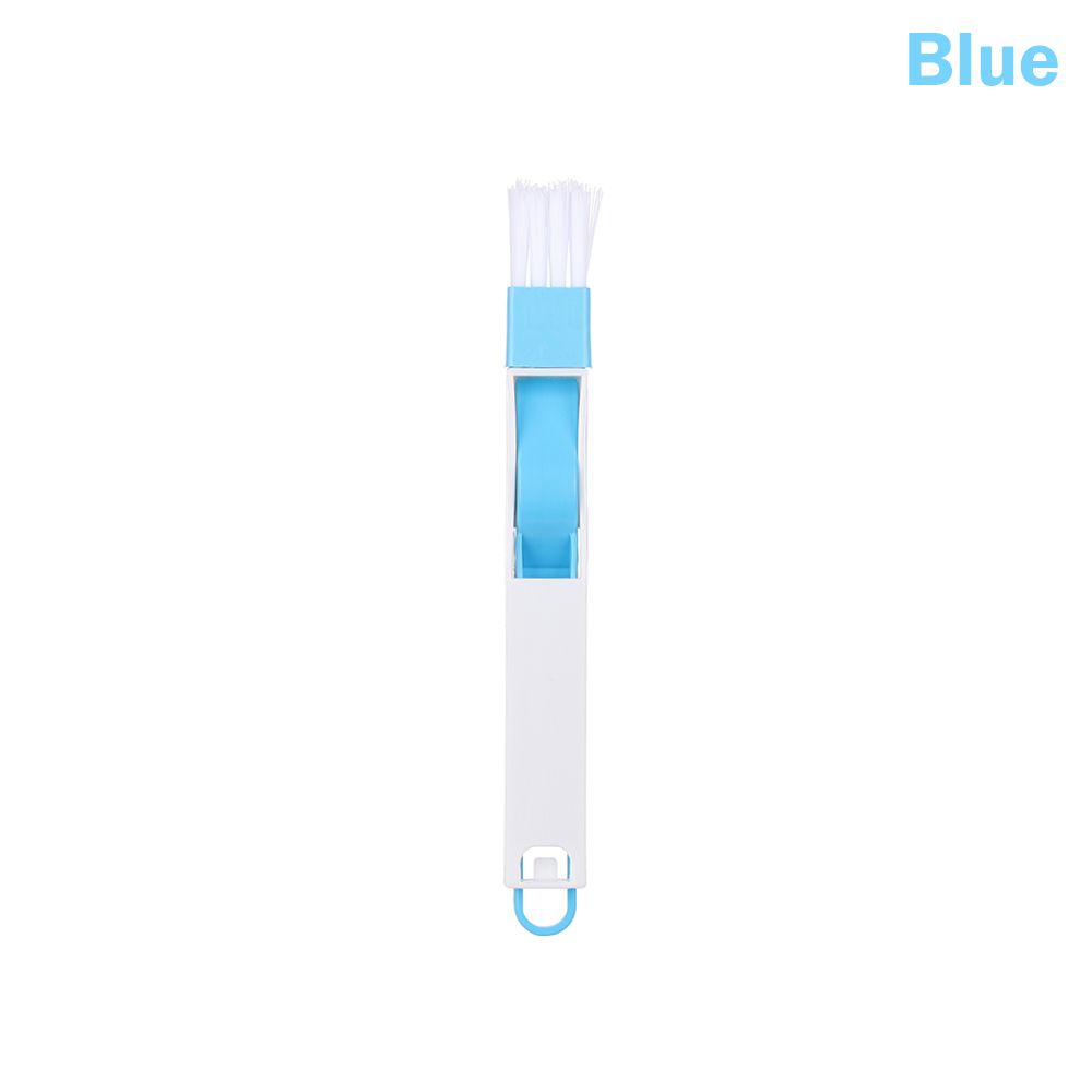 Household  Kitchen Bathroom Dirt Remover Keyboard Brush 2 In 1 Grooves Cleaning Tool Desk Set