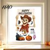 Festive Glass Decorations for School Halloween Static Window Clings, Removable Decals with Pumpkin Skull Bat Spider Decorative Stickers Kids And Ghost