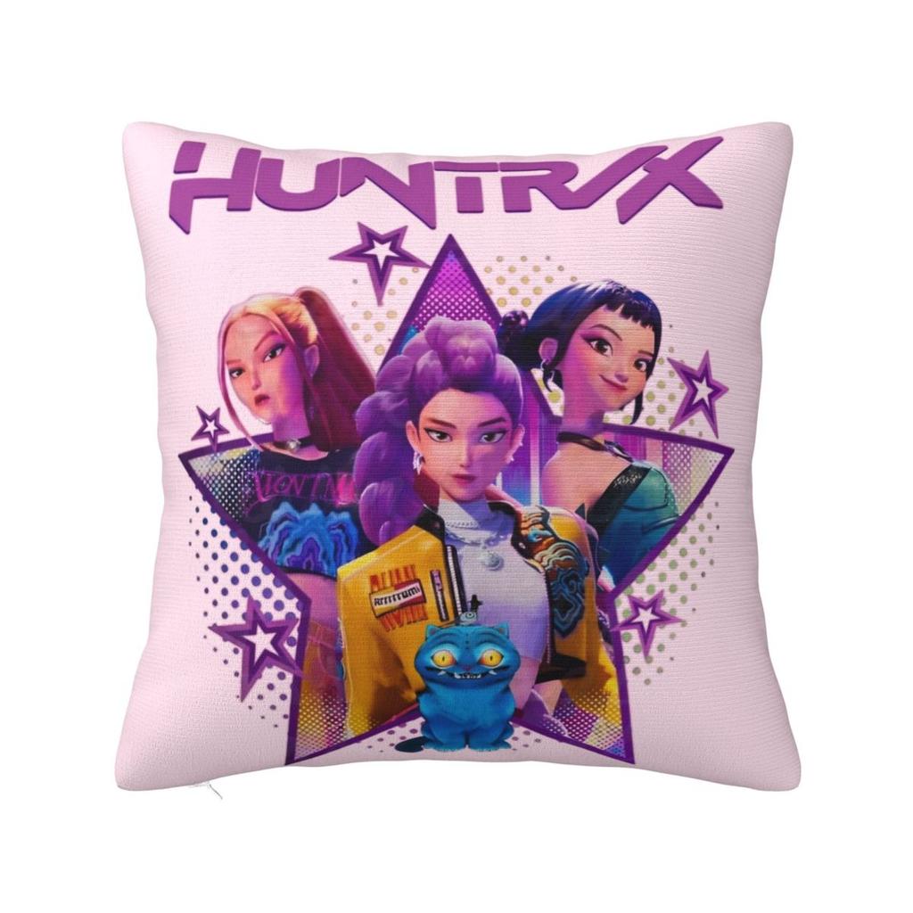 Банда Девушек Huntrix Kpop Охотники на Демонов Наволочка Печать Полиэстер Наволочка Декорации Наволочка Чехол Автомобиль