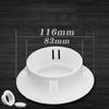 Decorative Cap Plastic Vent Wall Hole Cover Dust Barrier