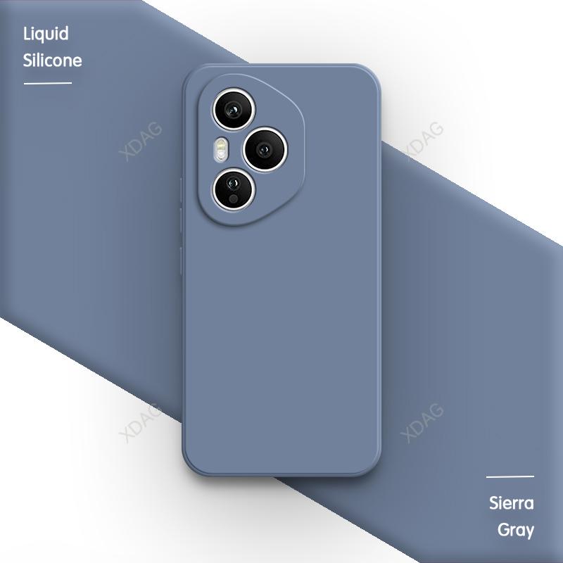 Оригинальный мягкий чехол для телефона Honor 400 Pro Lite 400Pro 400Lite 5G China Global Funda Конфетный Двойной слой Жидкий силикон Задняя крышка