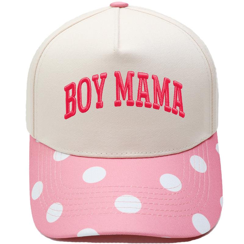 BOY MAMA three-dimensional embroidery color matching truck driver hat Bao Ma gift hat casual sunshade baseball cap
