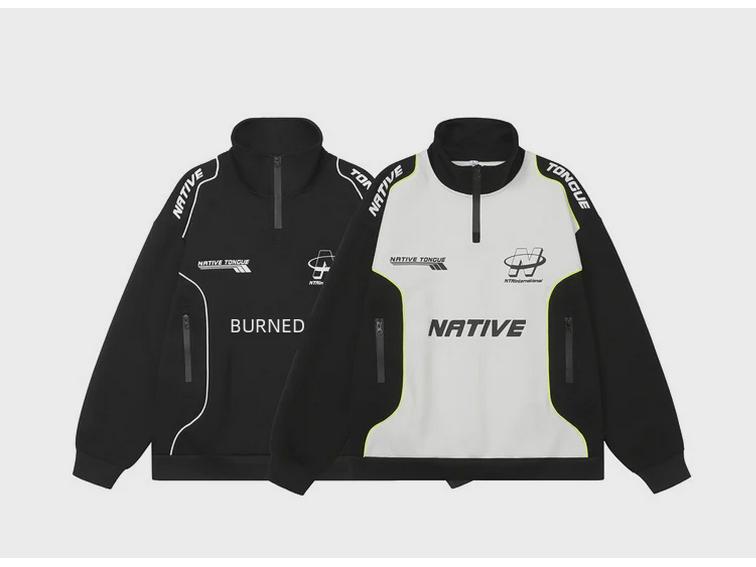 Унисекс Ретро High-Street Мотоциклетный Гоночный Свитшот – Весна/Осень Мода