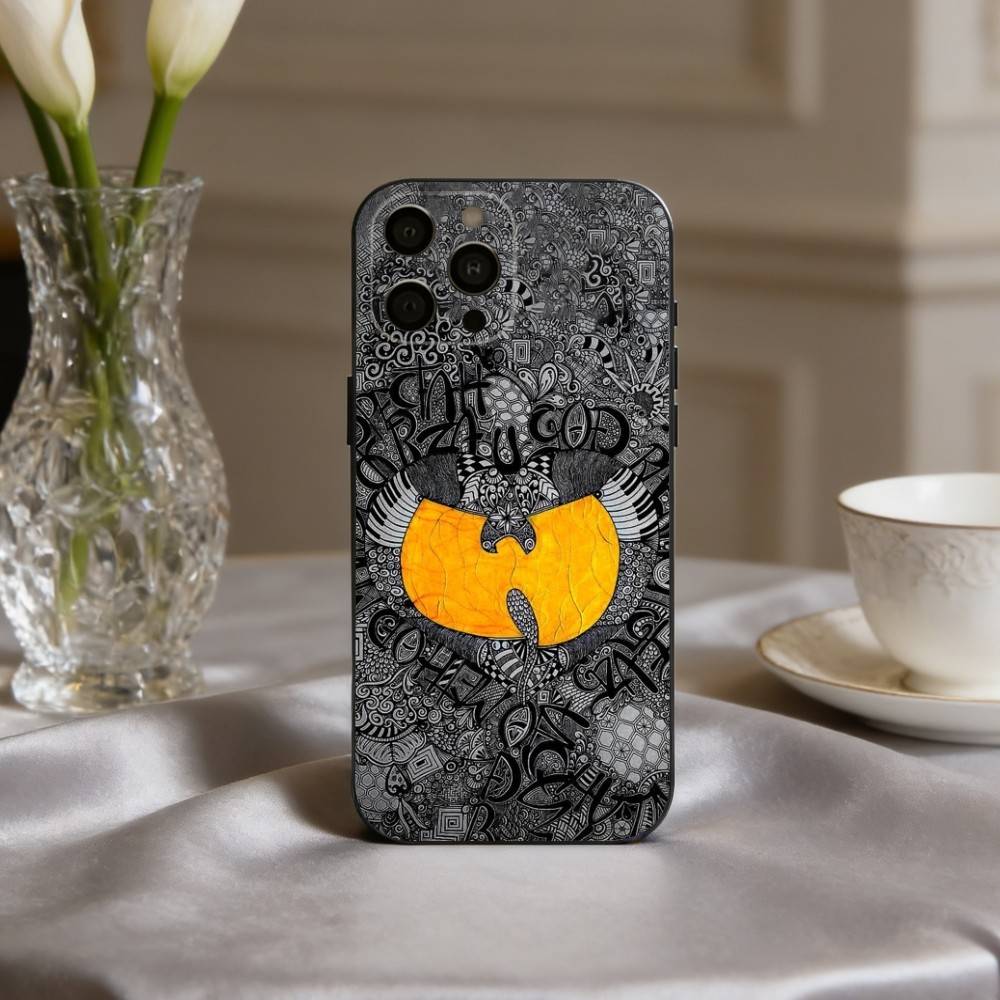 Чехол для телефона Wu-Tang Wu T-Tang C-Clan Ultra для iPhone 17,16,15,14,13,12,11 Plus,Pro Max,XS, Мягкий силиконовый черный чехол