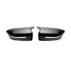 New Glossy Black Rearview Mirror Cover Carbon Fiber Side Mirror Housing Cover for BMW 3 Series 5 Series G20 G28 G30 G38 G11 G12