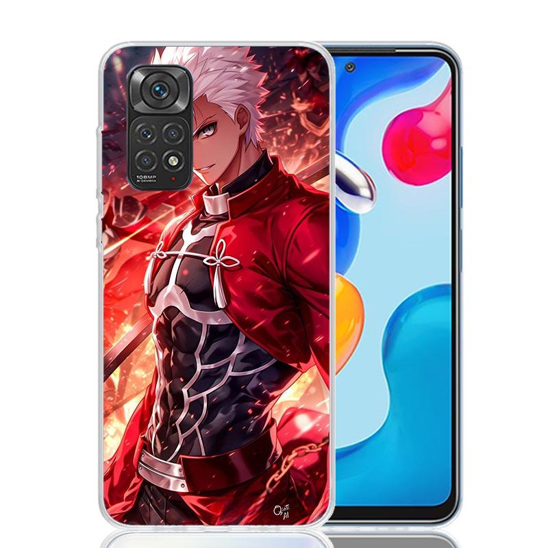 Чехол для телефона Fate Zero Stay Night Archer для Xiaomi Redmi Note 15 14 13 12S 12 Pro Plus 11S 11E 11 11T 10S 10 Арт Мягкий Узор Cov