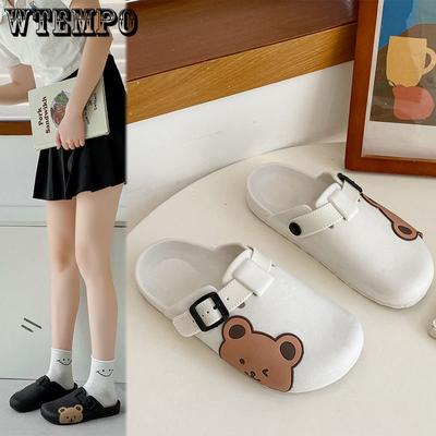 Тапочки женские летние уличные модные сандалии домашние милые тапочки с мягкой подошвой и половиной посылки на голову