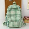 Детский школьный рюкзак Ученица начальной школы Ученица средней школы Ученица старшей школы Клетчатый рюкзак Модный рюкзак