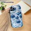 Phone Case: 2D flat design suitable for iPhone 18 17 16 15 14 13 Pro film protective case, couple style, blueberry soda, Christmas and Halloween gifts