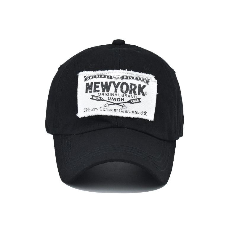 Бейсбольная кепка NEW YORK Alphabet старая хлопковая стираная бейсболка с принтом алфавита