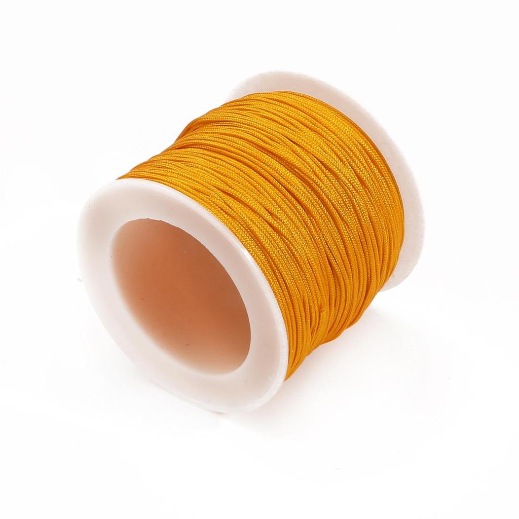 50 м/лот 0,8 мм хлопковый шнур нейлоновый шнур нить DIY бисер плетеный браслет изготовление ювелирных изделий