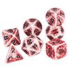 Набор ретро-многогранных игральных костей 7 шт. DND игральные кости с паутиной для игр DND TRPG D4 D6 D8 D10 D00 D12 D20 игральные кости