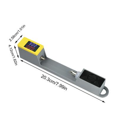 VR452 DC 4-12V Тестер внутреннего сопротивления 0,56-дюймовый двойной дисплей Тестер внутреннего сопротивления аккумулятора Высокоточный вольтметр