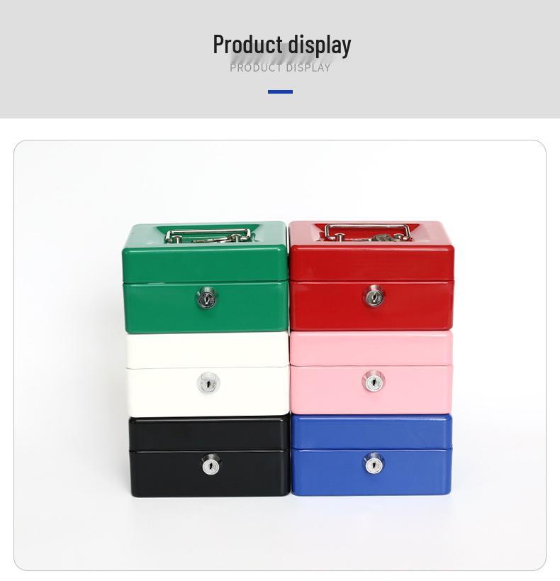 Compact Mini Cash Box for Coins and Valuables