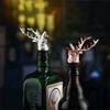 Wine Pourer Deer Elk Lion Wine Stopper Stainless Steel Bartender Tool Deer Head Wine Mouth Wedding Party Bottle Stoppers