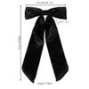 1PC Korean Solid Color Ribbon Bow Hairpin Girls Fashion Big Bow Long Streamer Hairpin Hair Accessories