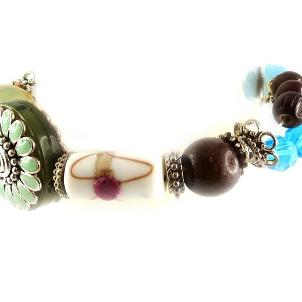 Les Trésors De Lily [E0469] - Дизайнерский браслет «Душка», бирюзово-зеленый