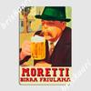Birra Moretti Ретро Вывеска 2 Постера Металлическая Табличка создать Настенная Пещера Настенная Живопись Вечеринка Жестяная вывеска Постеры