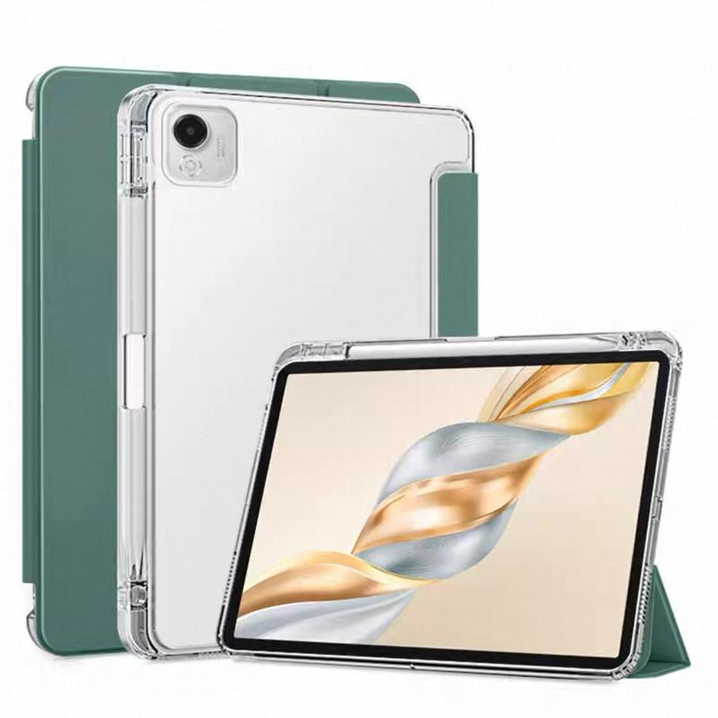 Чехол для Honor Pad X9A с держателем для стилуса, из полиуретана, с мягкой задней крышкой, складной стенд, чехол-обложка для Honor Pad X9a, 11,5 дюйма