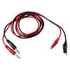 2PCS Copper Banana Plug To Alligator Clip Test Lead Crocodile Clip Multimeter Test Cable  Multimeter