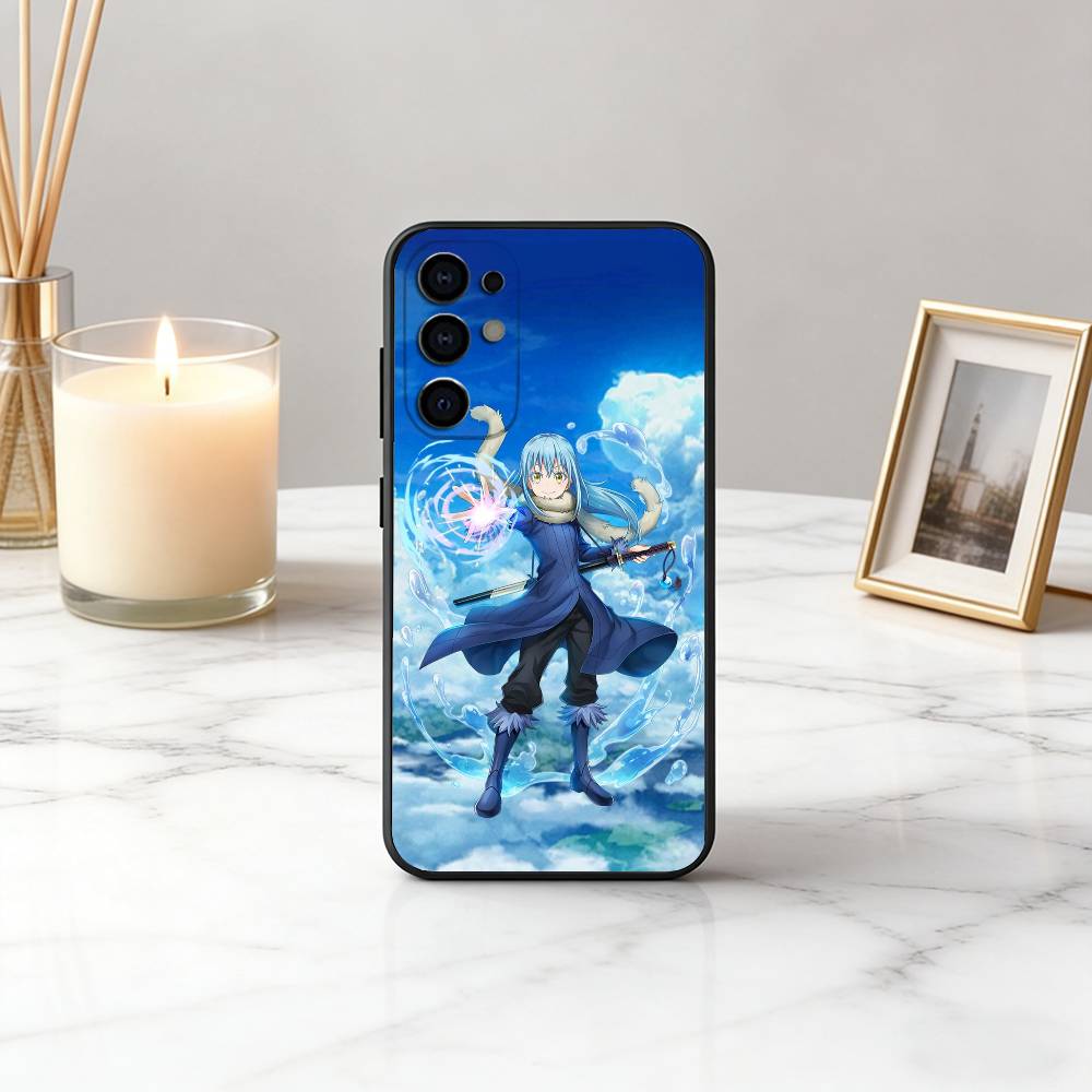 Чехол для телефона Slime Anime R-Rimuru SRT T-Tempest для Samsung S25, S24, S21, S22, S23, S30, Ultra, S20, Plus, Fe, Lite, Note, 10, Черный