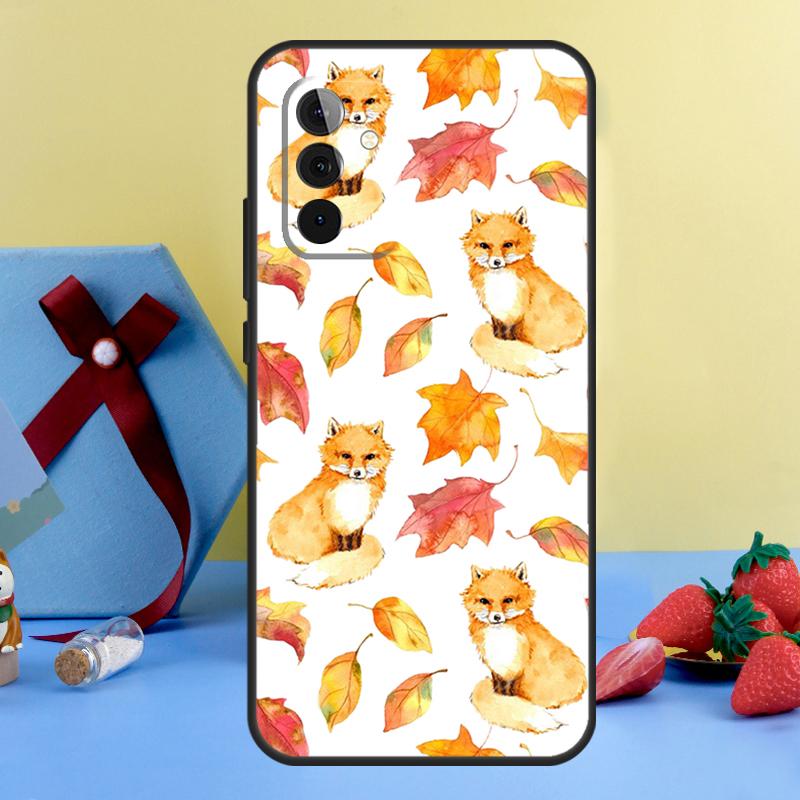 Осенние Листья Лиса Чехол Для Samsung Galaxy A36 A56 A26 A16 A06 A13 A33 A53 A15 A35 A55 A34 A54 A12 A32 A52 A17