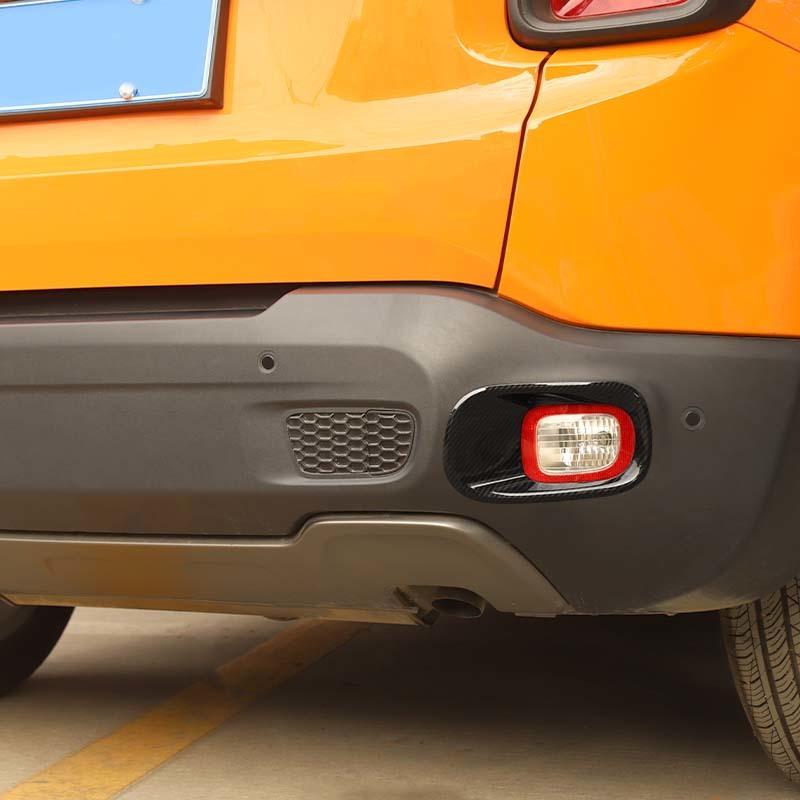 Задние противотуманные фары, корпус фары, ABS, украшение для Jeep Renegade 2016 года, внешние аксессуары, ABS-пластик