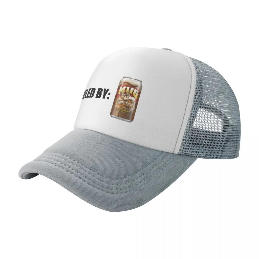 Fueled By MUG root beer Baseball Cap Hat Man For The Sun Fashion Beach Hat Unisex Christmas Hat Women's Golf Wear Men's