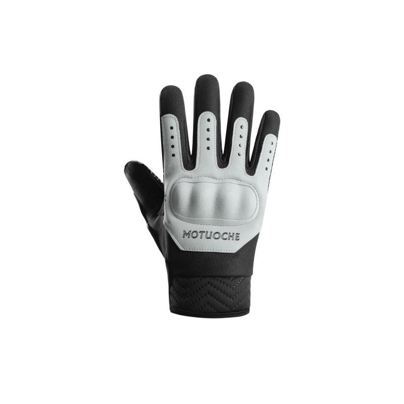 Cross-Border Tactical Full-Finger Gloves, Touchscreen Knuckle Protection Motorcycle Hiking Gloves