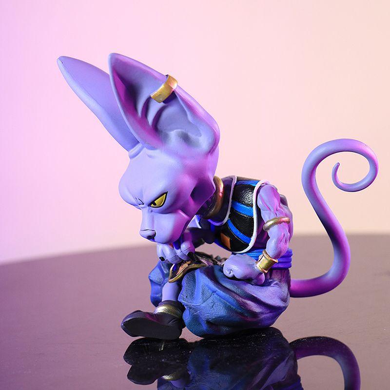 14 см Аниме Dragon Ball Super Берус Сидячая Поза Аниме Фигурка Фигурка Действия Brinquedos Модель Игрушки Кукла Декор Комнаты Подарок