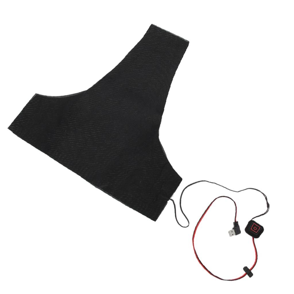 Зимние накладки из сплава с подогревом, USB-подушки для спины, электрический водонепроницаемый комплект теплой одежды