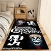 High-definition printed Insane Clown Posse rap band-themed rug suitable for living rooms, bedrooms, sofa décor, and children's non-slip floor mats.
