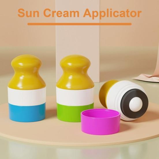 Шт. 100 мл детские аппликаторы для солнцезащитного крема, многоразовые портативные инструменты для нанесения солнцезащитного лосьона, роликовый аппликатор для губки, бутылка для хранения