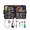 Lure Storage Box Fishing Tackles Box Swivels Clips Fishing Hooks Set Box Carp Fishing