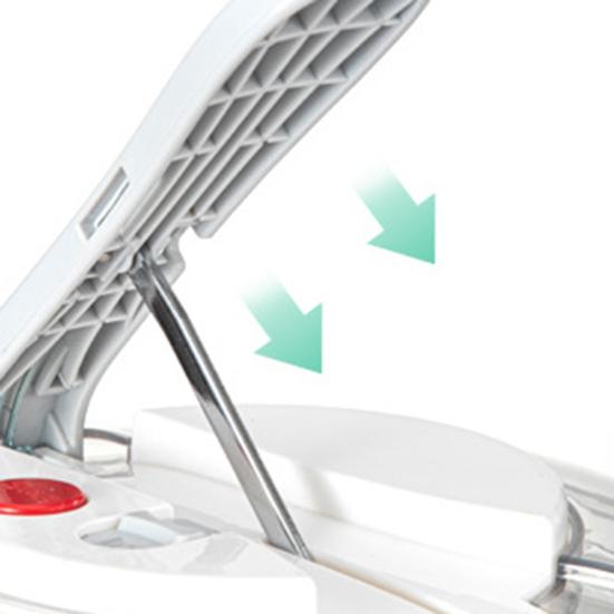 Центрифуга для салата большая ручная с системой дуршлага Мойка для овощей и фруктов многофункциональная пластиковая