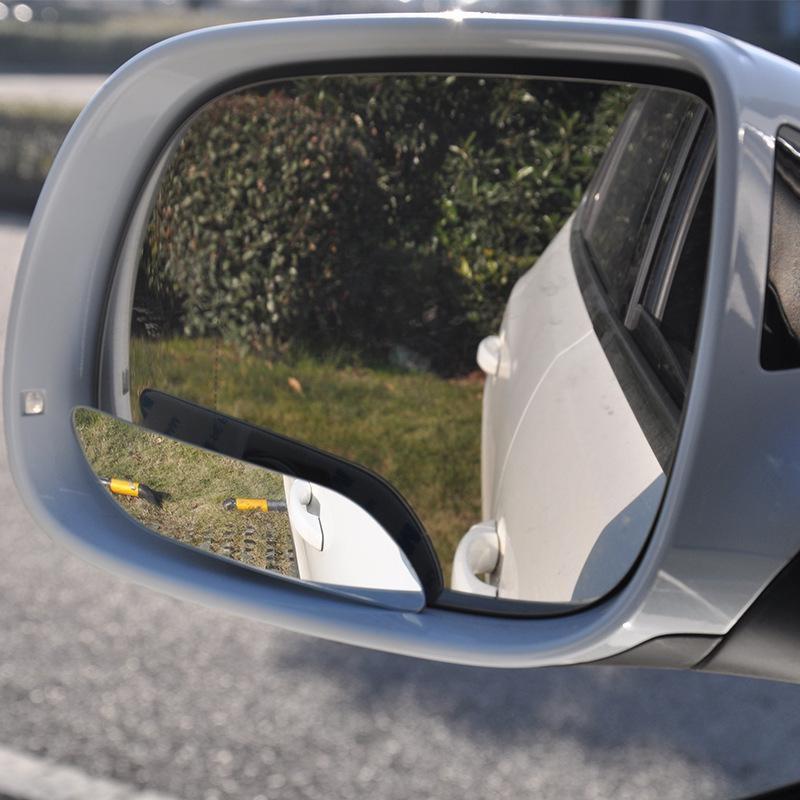 1 Pair Car Blind Spot Mirror Adjustable 360 Degree Frameless Rearview Wide Angle Round Convex for Parking Rear View Mirror
