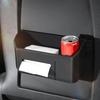 For Tesla Model 3/Y Car Set Back Storage Box TPE Tissue Box Auto Back Seat Trash Can Cup Holder For Tesla Interior accessories