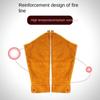 Non-stick Liner Leather Welding Work Sleeves Arm Protection Heat Flame Resistant Welding Arm Sleeve Wear-resistant Thickened