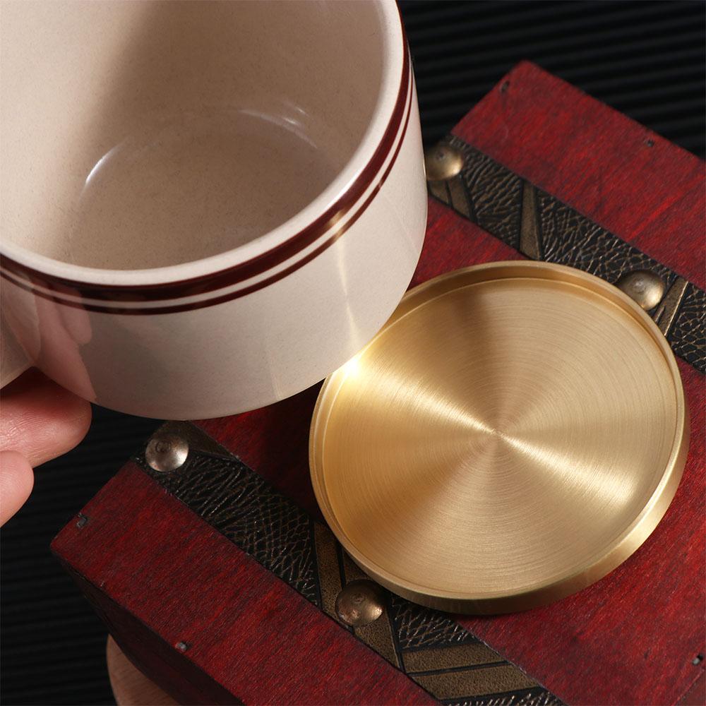 Metal Brass Coaster Heat Resistant Cup Tray Tables Centerpieces Decorations Cup Mats  Coffee Tables