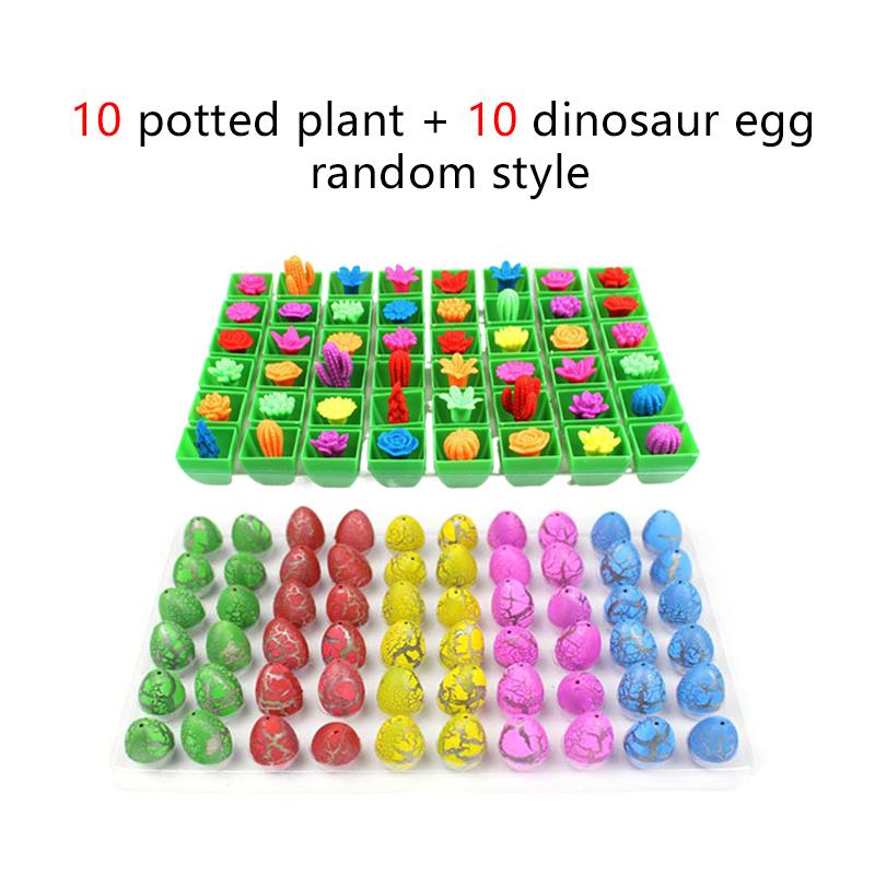 Мини кактус суккулент вылупляющиеся яйца динозавров размачивайте в воде для увеличения детские научные игрушки-головоломки познание роста TMZ