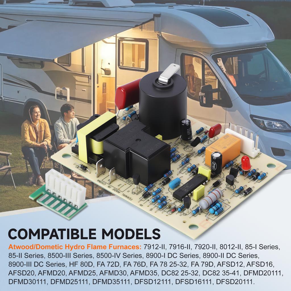 31501 33488 33727 RV Campervan Vehicle Gas Furnace Ignition Circuit Control Board For Atwood Dometic Hydro Flame Furnaces Models