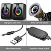 MINI Computer Speaker Subwoofer Home Stereo Surround Sound 3.5MM AUX Music Player Suitable for Computers and Laptops 5