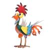 Rooster Statue Figures Ornament Metal Rooster Display Model Toy for Outdoor Decoration