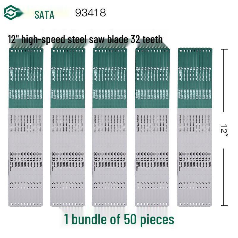 SATA 12-дюймовое Гибкое Биметаллическое Высокоскоростное Стальное Пильное Полотно, 18/24/32 Зуба, Инструмент для Деревообработки
