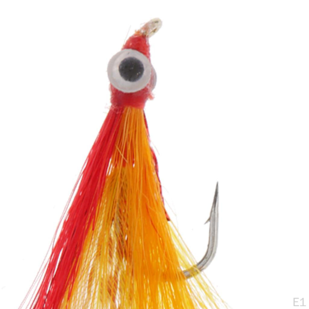 Мушка Clouser Minnow для нахлыста, плавающая, с крючком №6